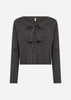 SC-KANITA 26 Cardigan Mörkgrå