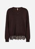 SC-DOLLIE 834 Pullover Mörk plommon