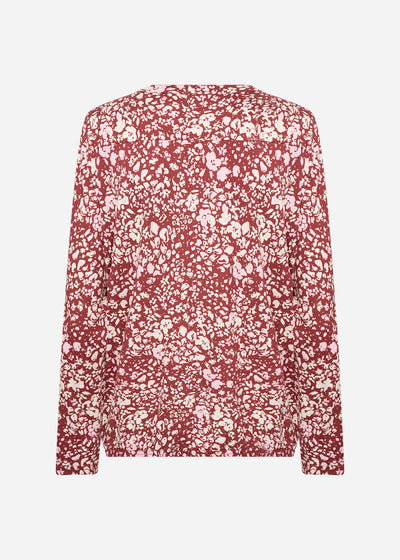 SC-FELICITY AOP 532 Blus Rubinröd