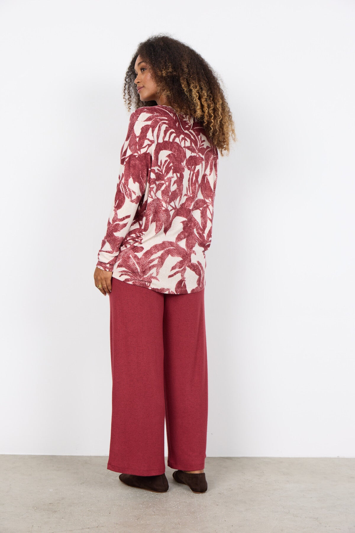 SC-BIARA AOP 152 Blus Rubinröd