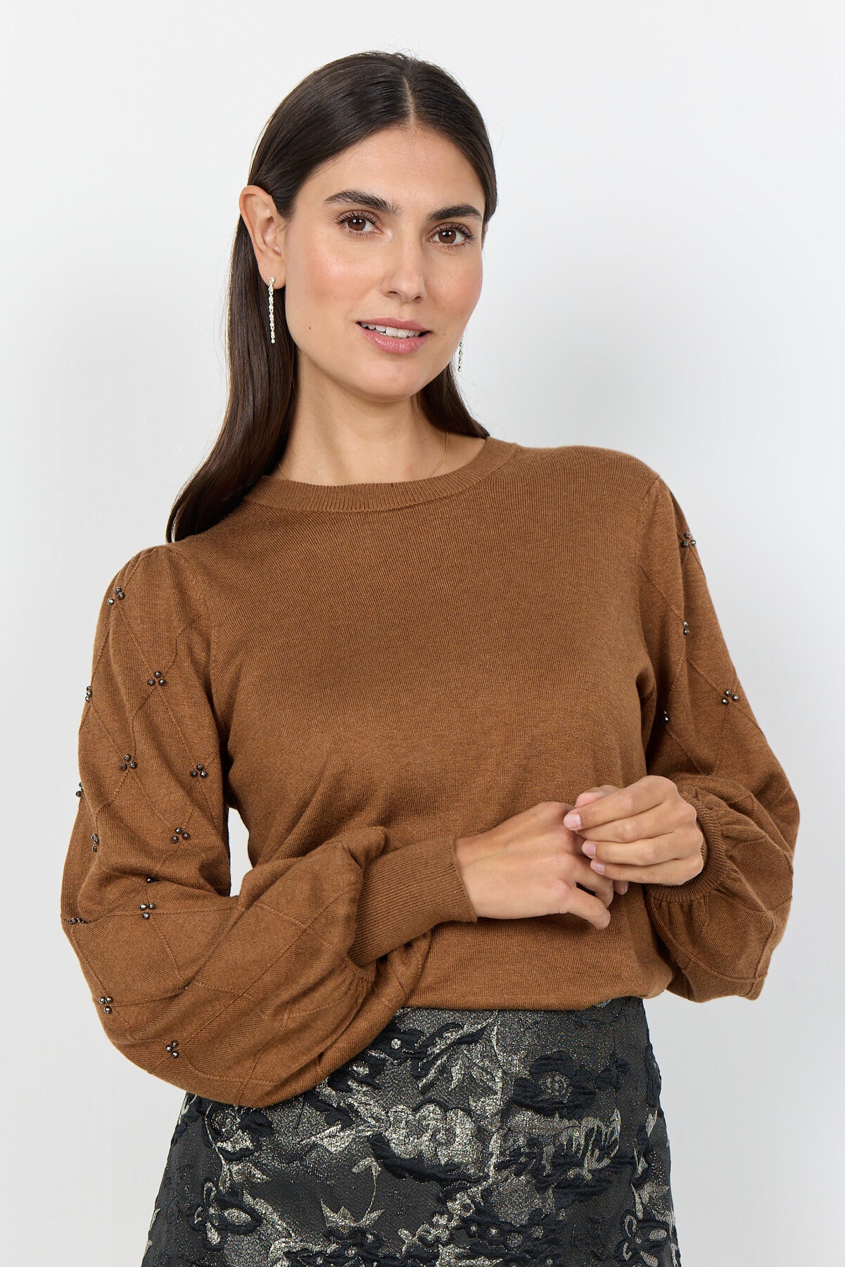 SC-DOLLIE 802 Pullover Brün