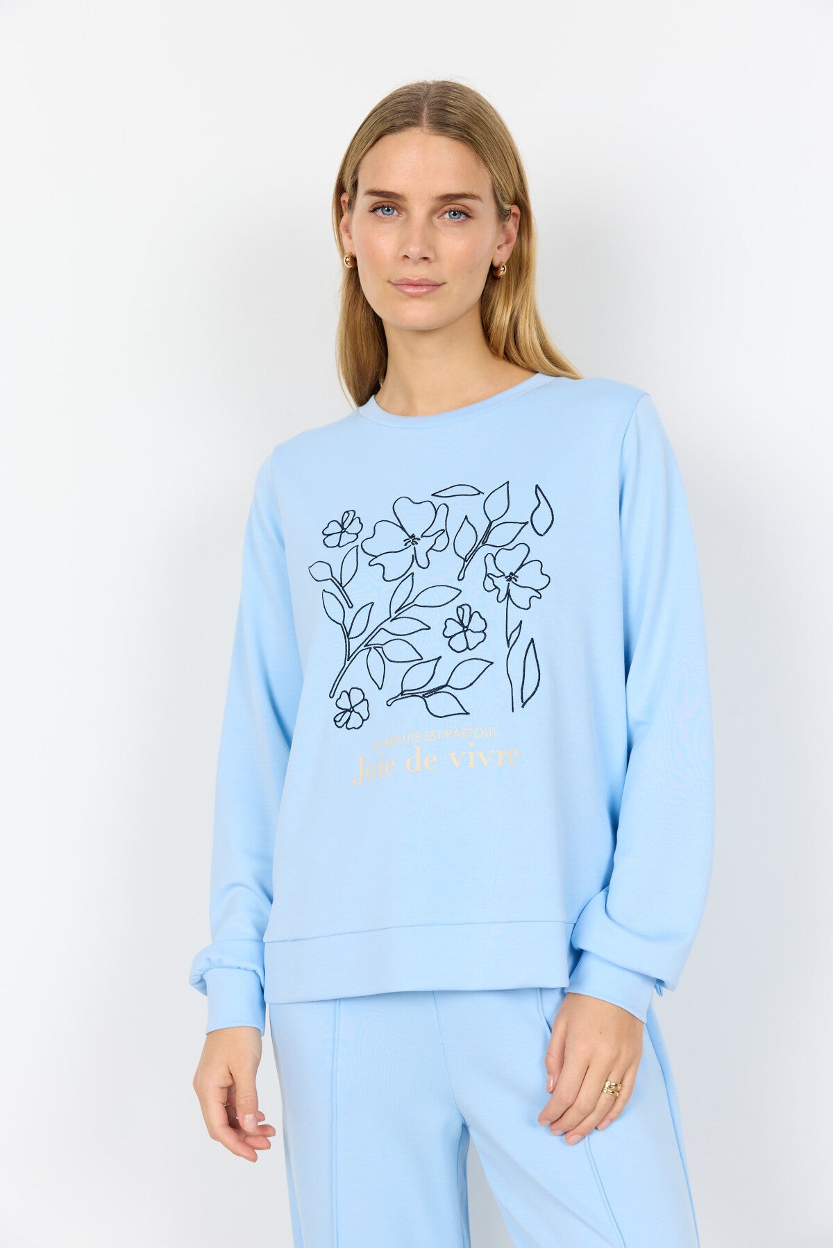 SC-BANU 287 Sweatshirt Ljusblå