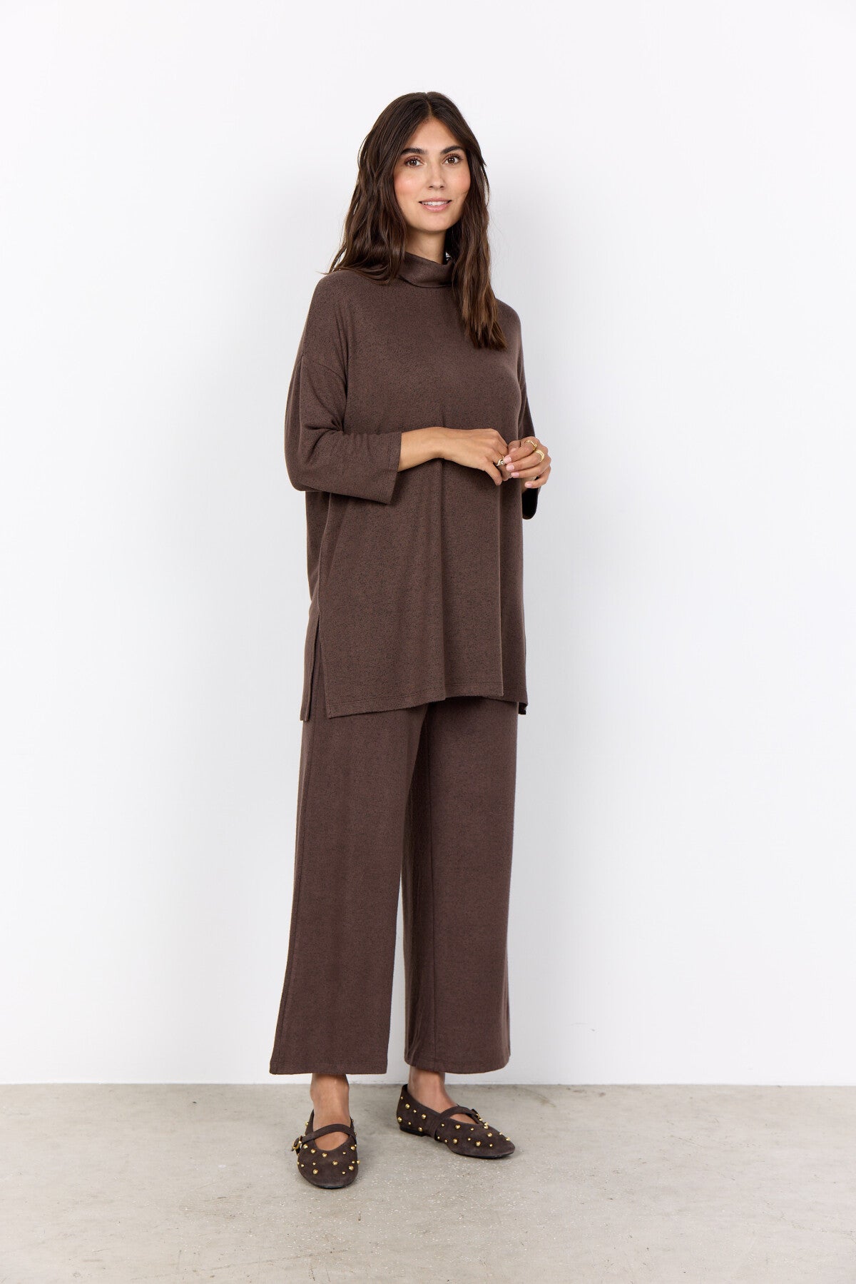 SC-BIARA 73 Sweatshirt Mörkbrun