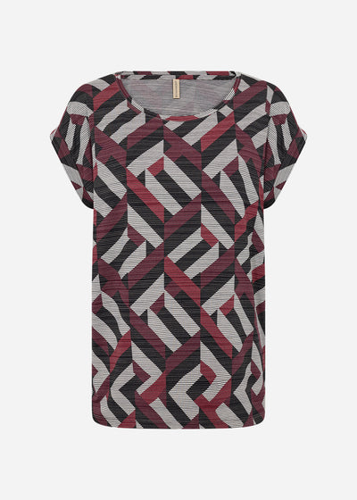 SC-GALINA 67 T-shirt Mörkröd