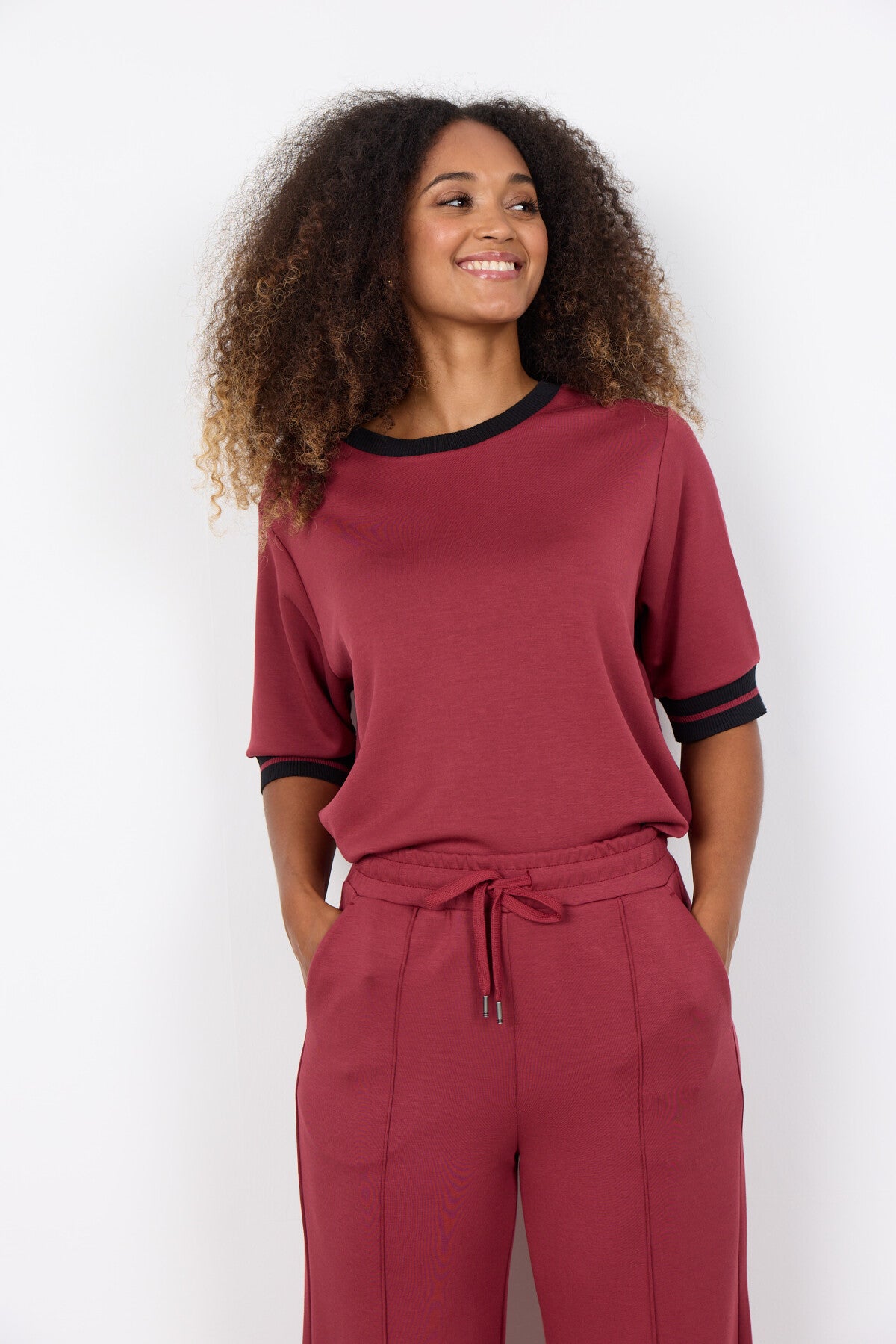 SC-BANU 286 Blus Rubinröd