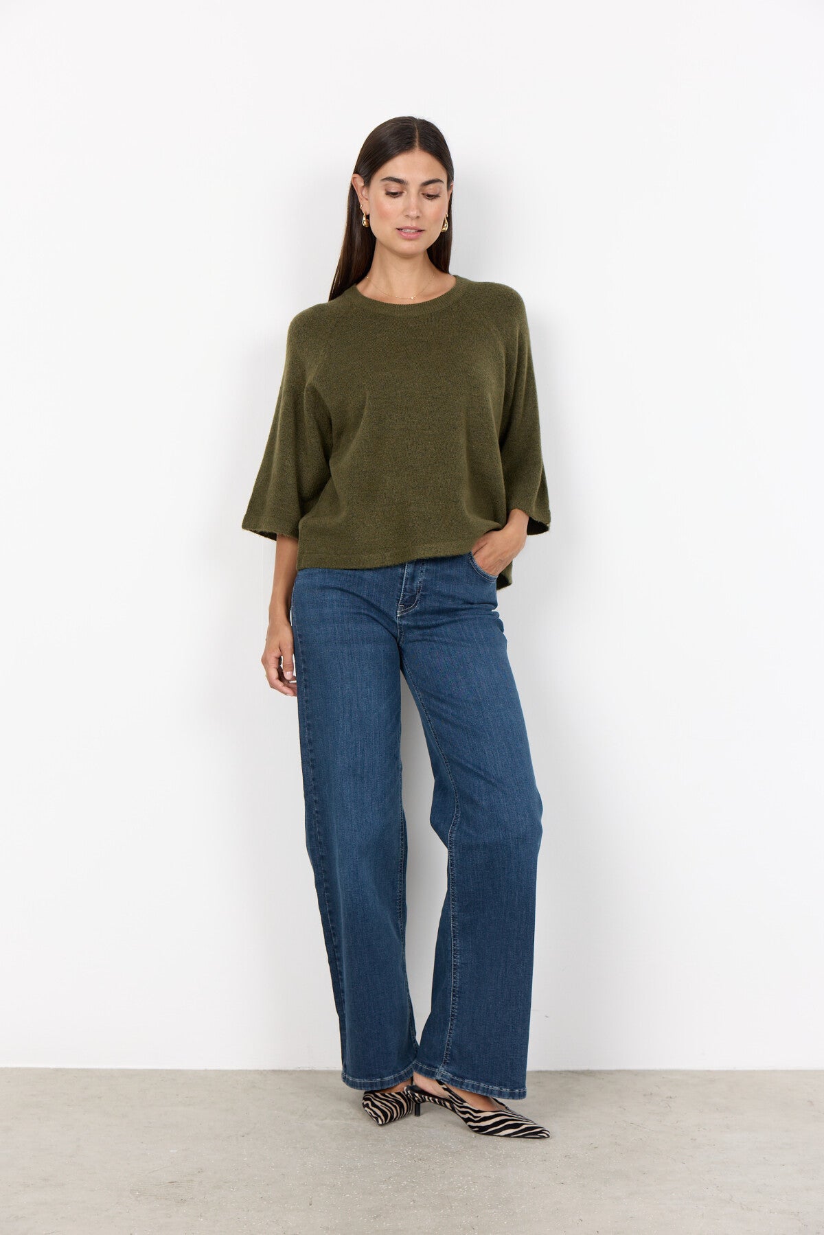 SC-ORLEAN 1 Pullover Mörkgrön