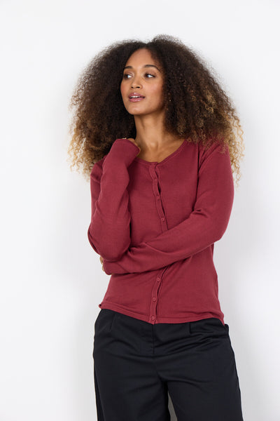 SC-DOLLIE 446 Cardigan Rubinröd