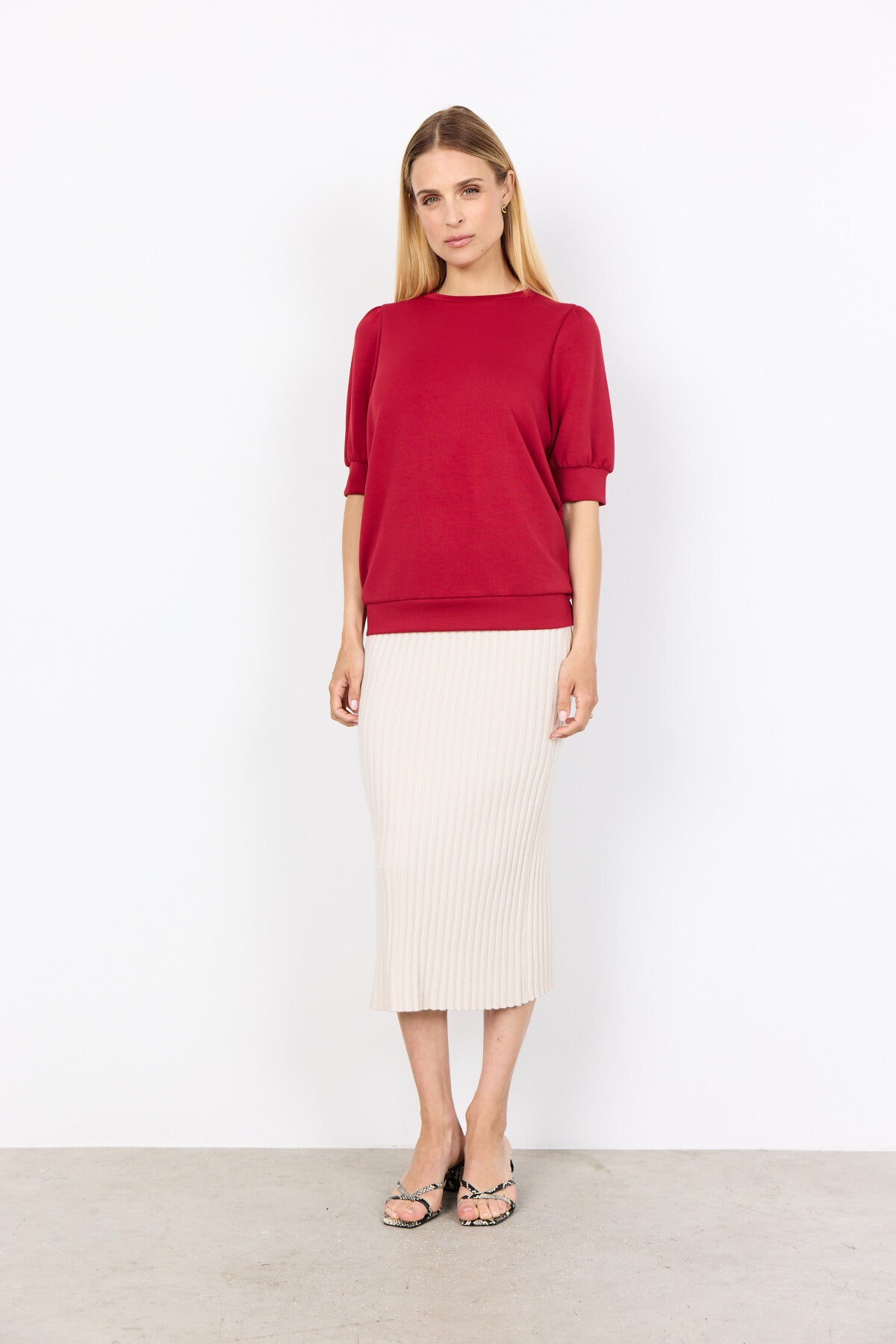 SC-BANU 83 T-shirt Mörkröd