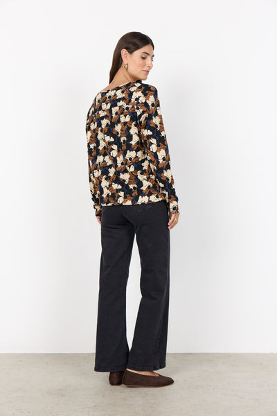 SC-FELICITY AOP 529 Blus Svart