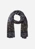 SC-HOSNA AOP 1 Scarf Svart