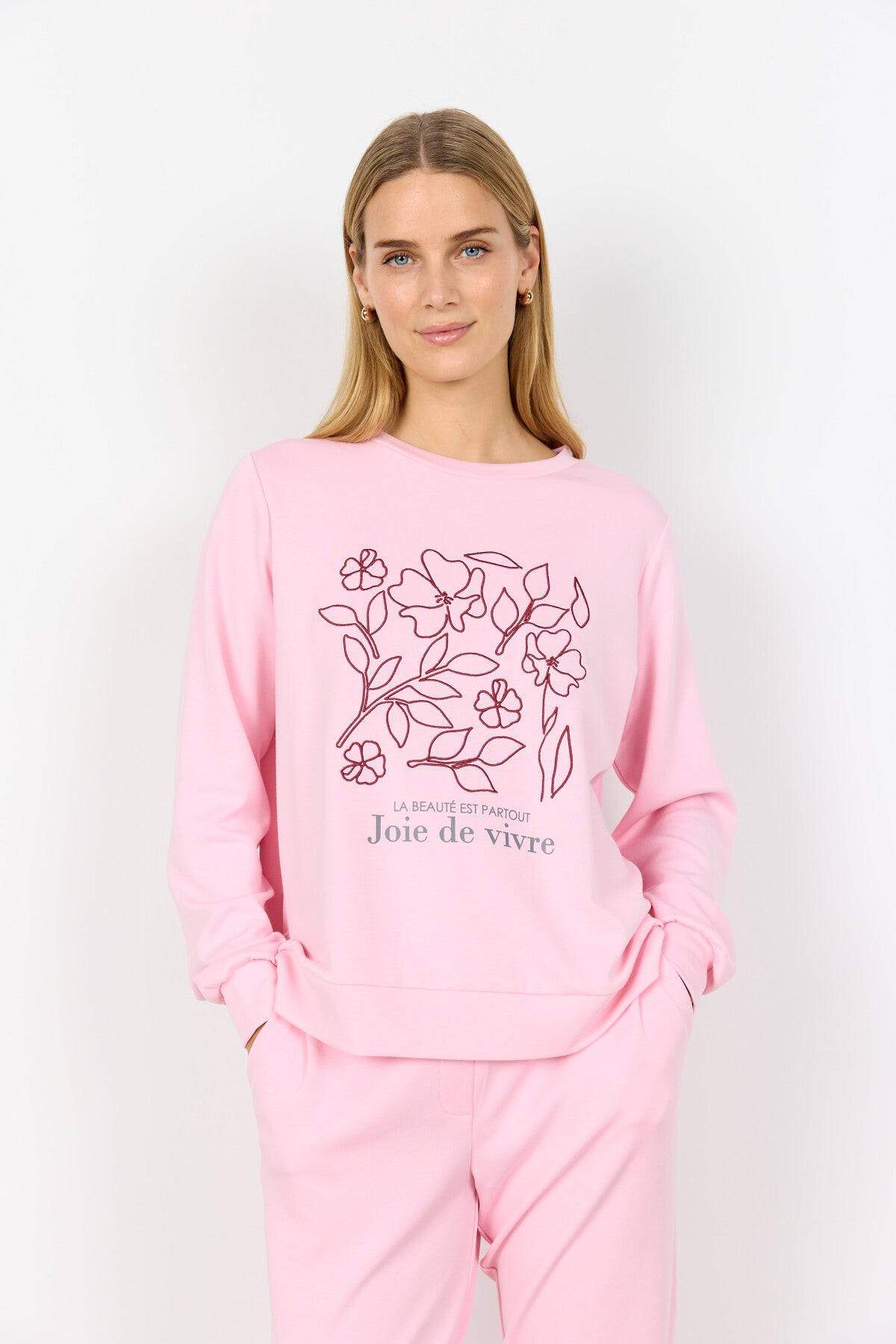 SC-BANU 287 Sweatshirt Lyseröd