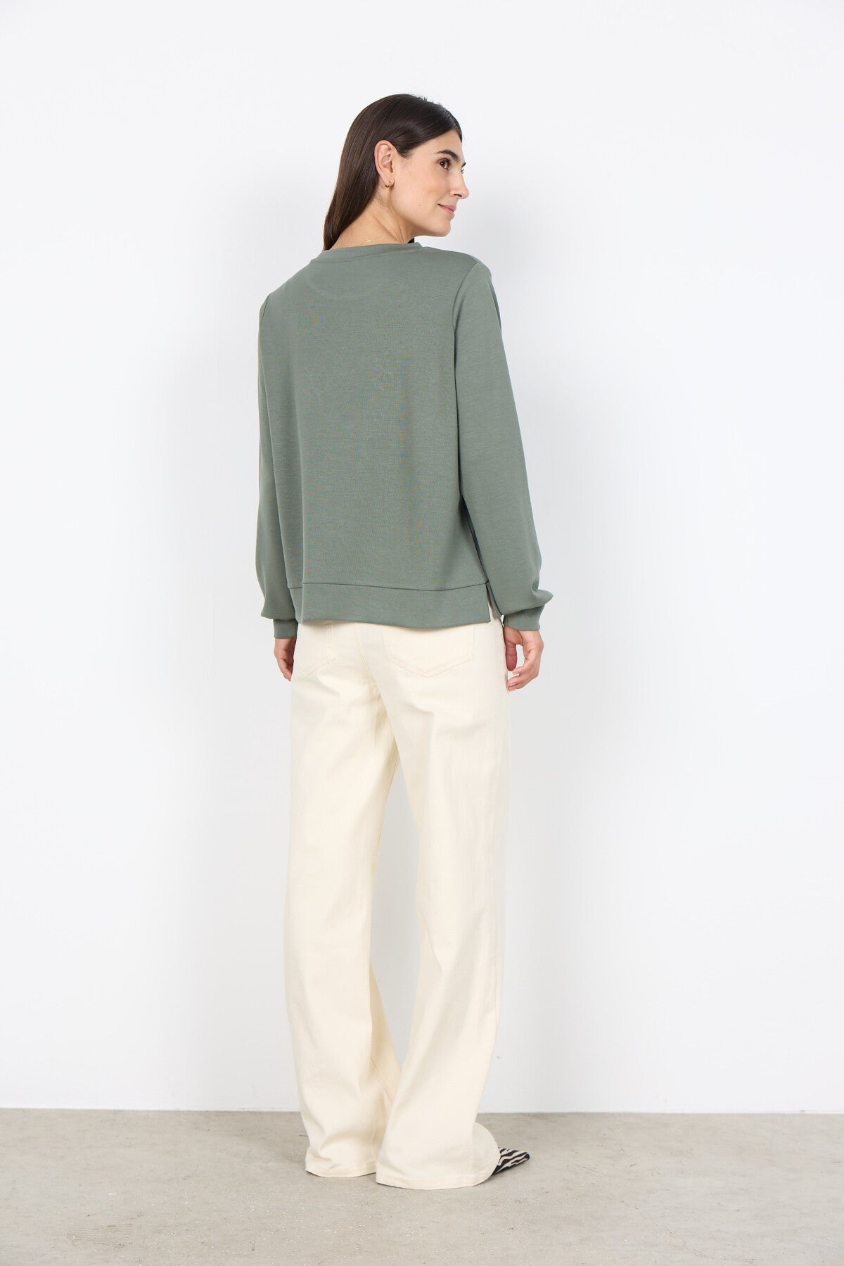 SC-BANU 287 Sweatshirt Dammigt grönt