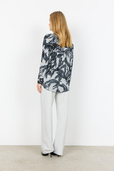 SC-BIARA AOP 152 Blus Ljusgrått