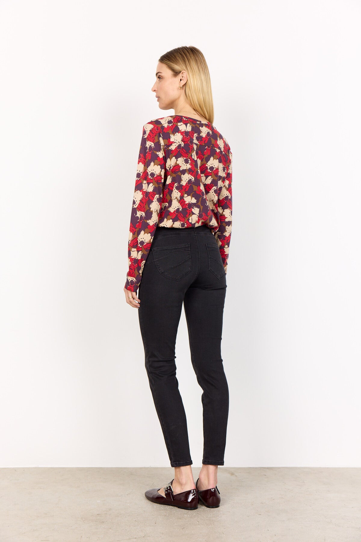 SC-FELICITY AOP 529 Blus Röd