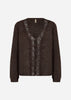 SC-ORLEAN 19 Cardigan Mörk plommon