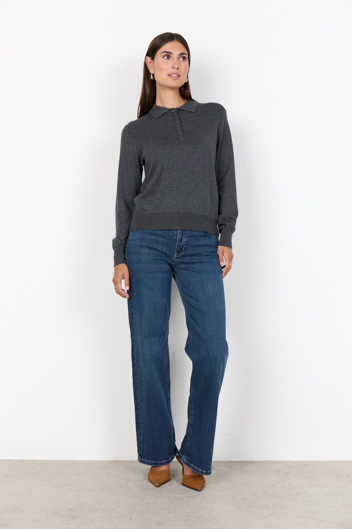 SC-DOLLIE 799 Pullover Mörkgrå