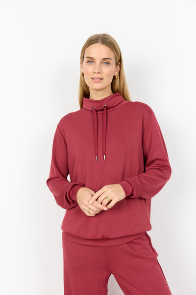 SC-BANU 125 Sweatshirt Rubinröd