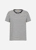 SC-RINA STRIPE 22 T-shirt Svart