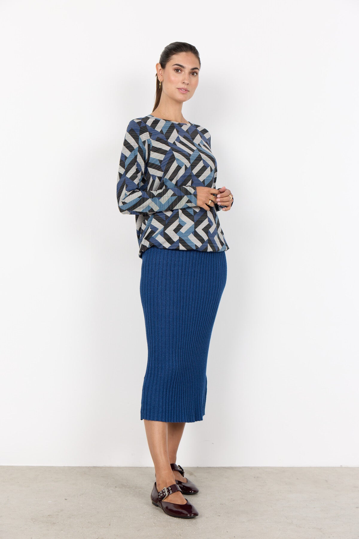 SC-GALINA 64 Blus mörkblå