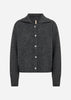 SC-HERLA 6 Cardigan Mörkgrå