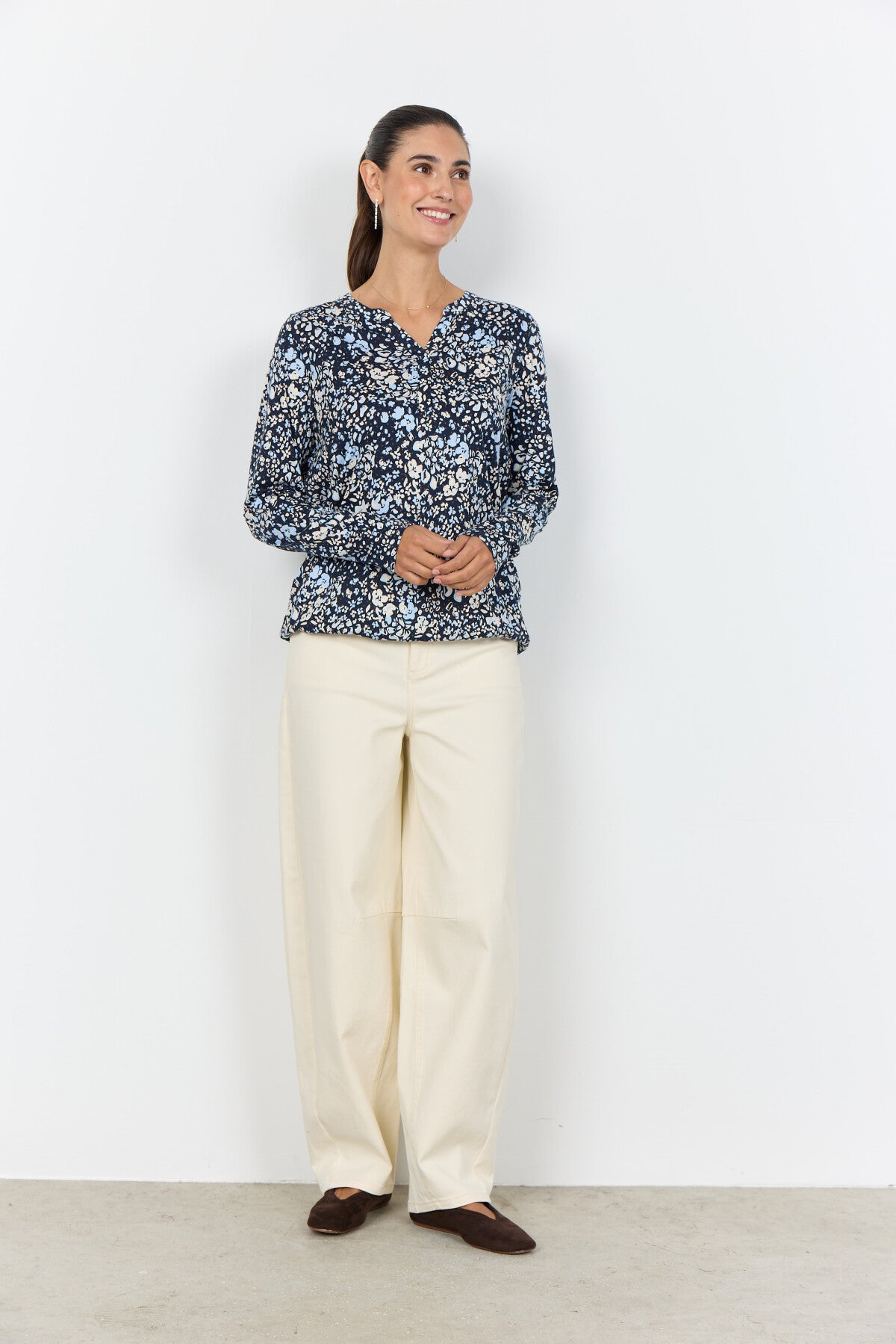 SC-FELICITY AOP 532 Blus Navy