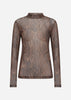 SC-ALDA AOP 60 T-shirt Mörk plommon
