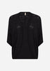 SC-GENNY 3 Cardigan Svart