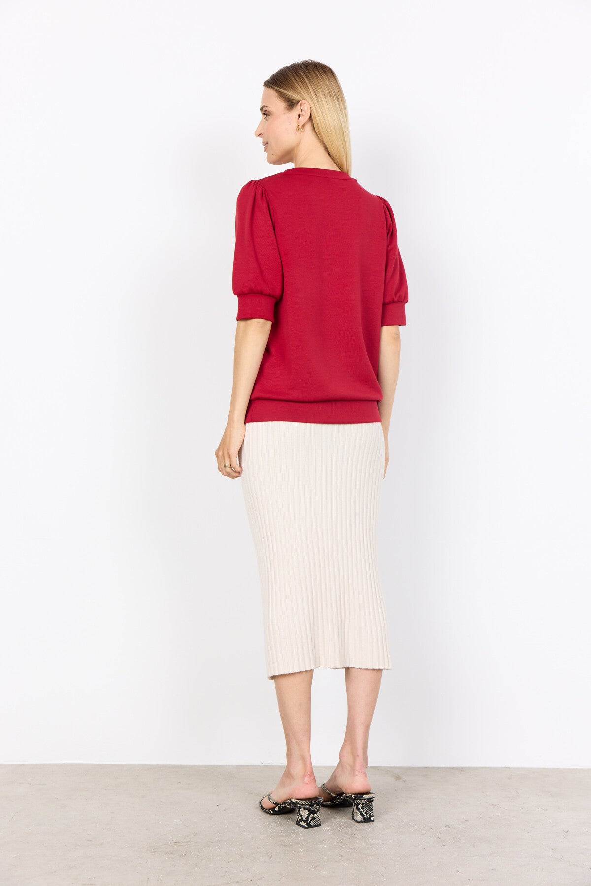 SC-BANU 83 T-shirt Mörkröd