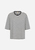 SC-RINA STRIPE 23 T-shirt Svart