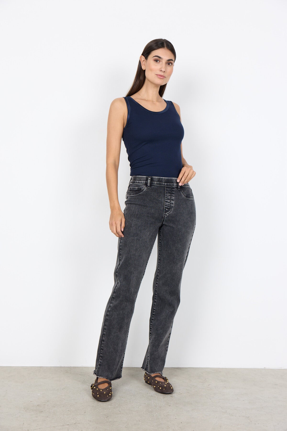 SC-NADIRA 12-B Jeans Mörkgrå