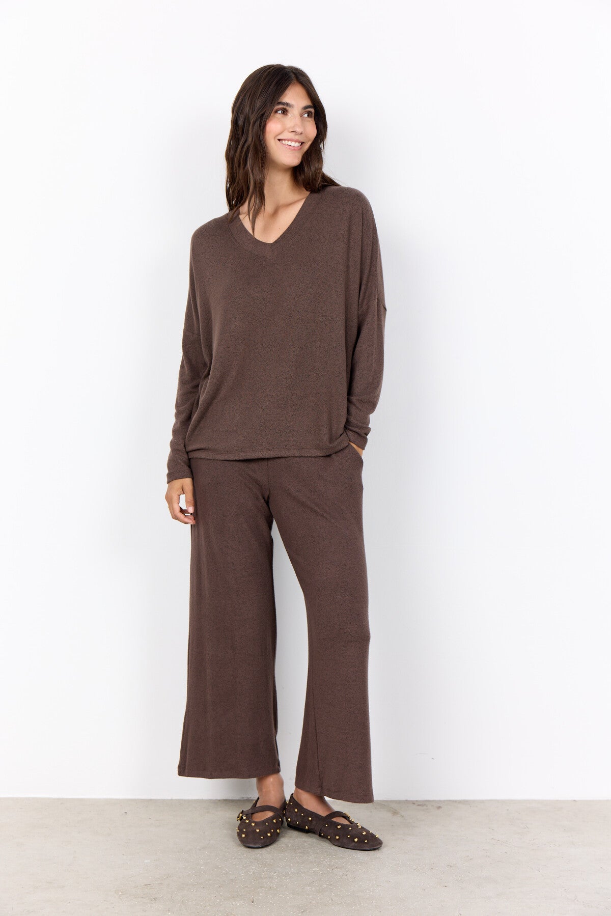 SC-BIARA 90 Blus Mörkbrun