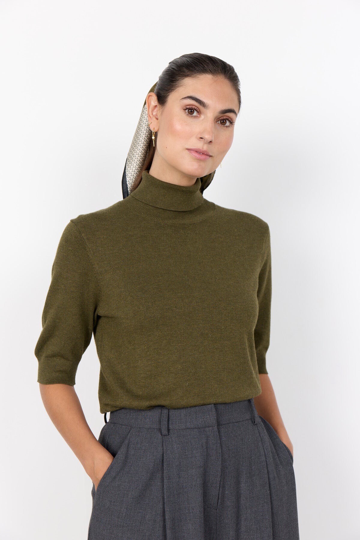 SC-DOLLIE 740 Pullover Mörkgrön