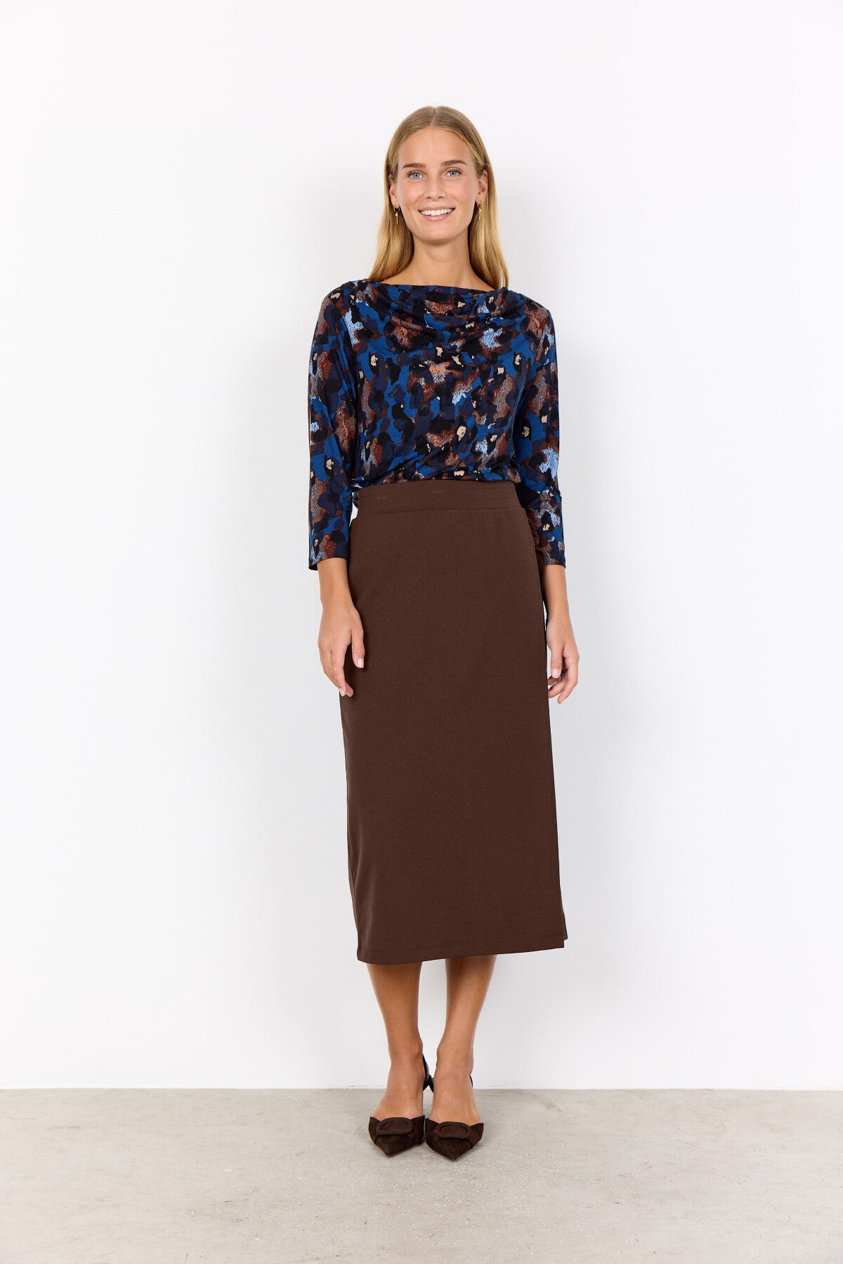 SC-SIHAM 93 Kjol Mörkbrun