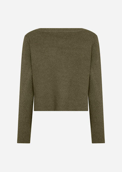 SC-KANITA 26 Cardigan Mörkgrön