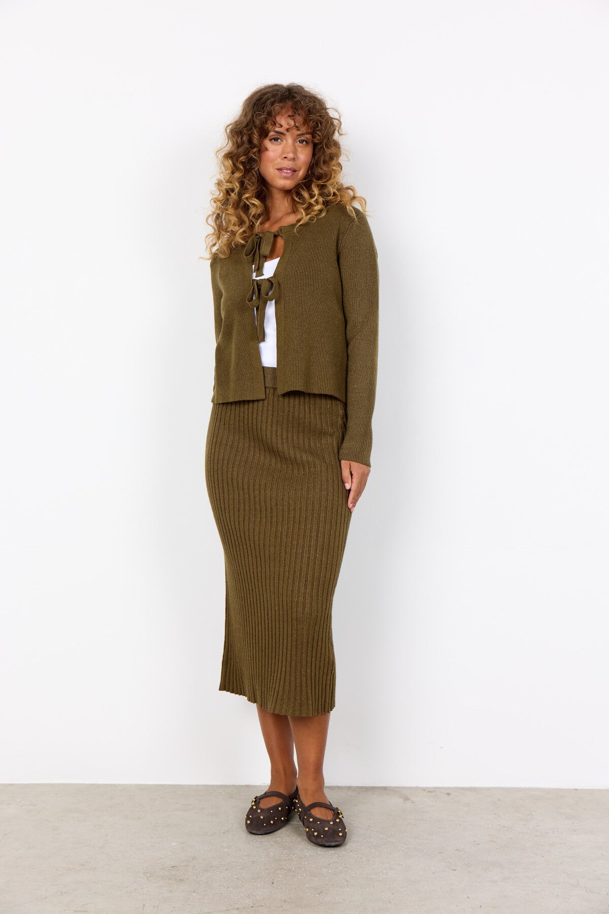 SC-KANITA 23 Kjol Mörkgrön