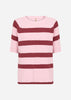 SC-KANITA STRIPE 19 Pullover Lyseröd
