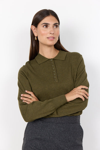 SC-DOLLIE 799 Pullover Mörkgrön